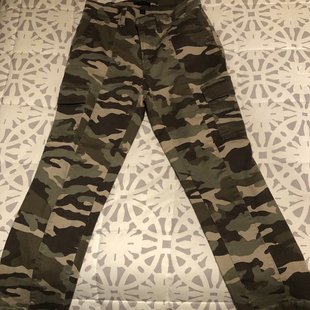 J Crew skinny camo toothpick pants